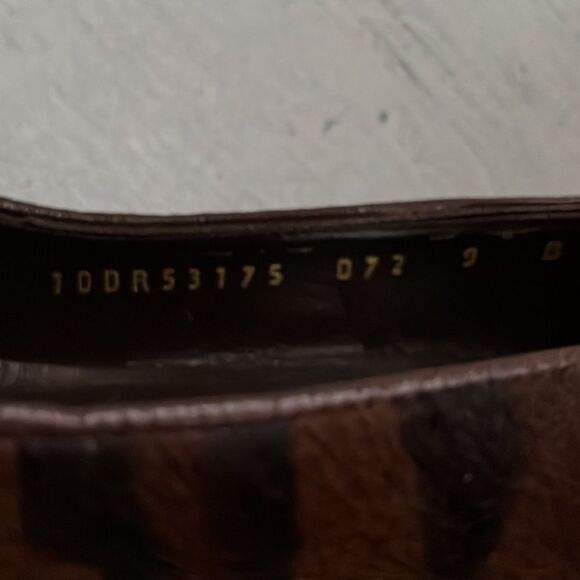 Salvatore Ferragamo Calf Hair Leopard Heels | Size 9 - Picture 7 of 7